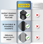 AUGO Heavy Duty Magnetic Screen Door - Self-Sealing for Ultimate Bug Protection