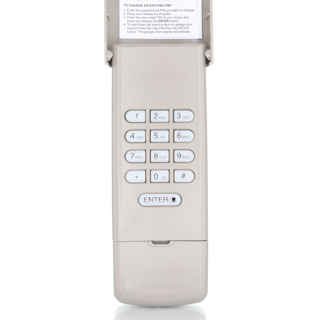 Anderic 877MAX Replacement Keypad Garage Door Opener Remote Control for Purple Yellow Green Red Orange Learning Button