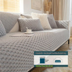 Plush Nordic Sofa Slipcover Pet/Kid Friendly Washable