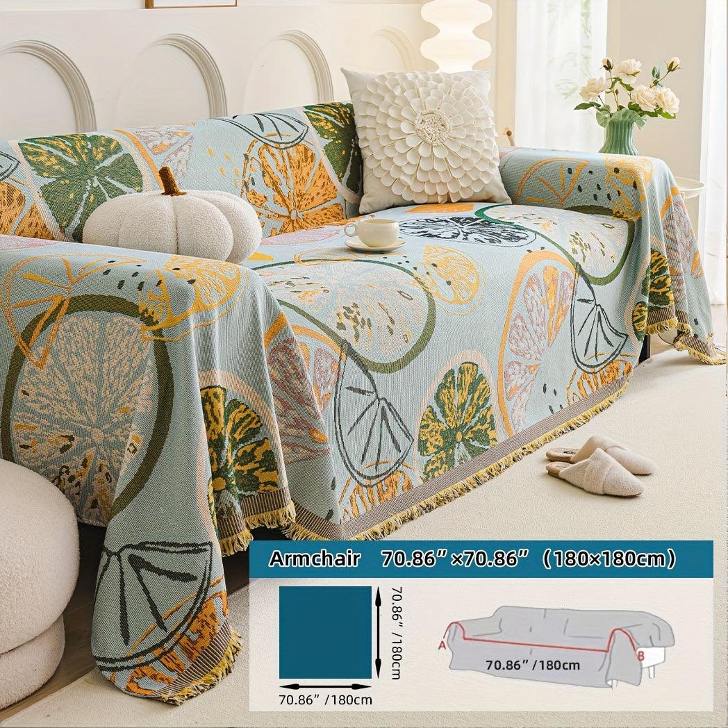 Boho Chic Double-sided Chenille Sofa Cover 6 Gorgeous styles For all Seasons