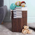 Corner Bamboo Hamper Laundry Basket in FOUR colors