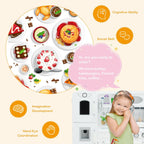 Kitchen Pretend Play Cookware Set Toys for Kids with Water Dispenser