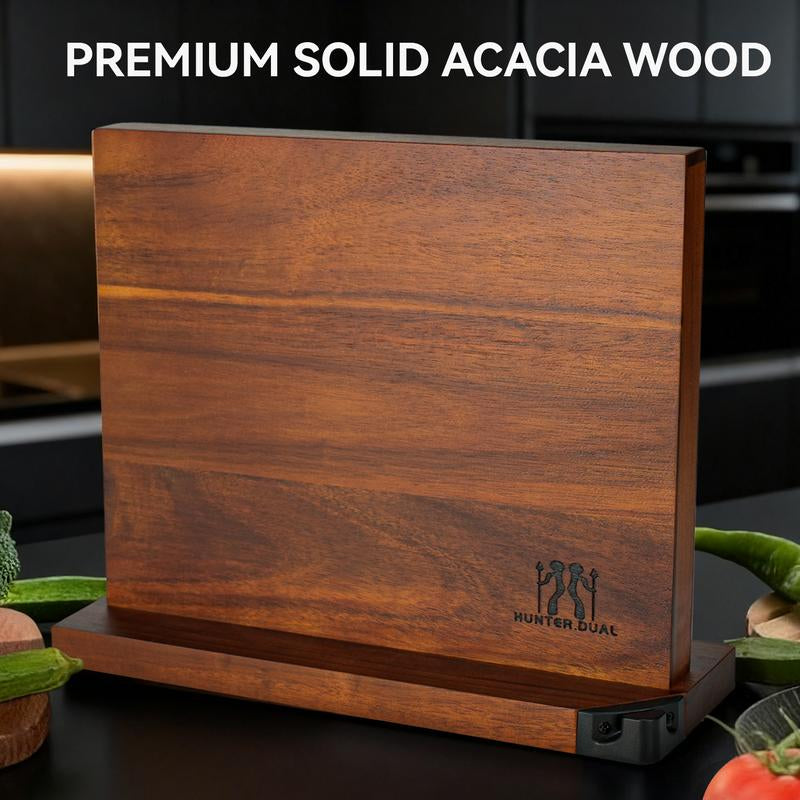 Multifunctional Countertop Magnetic Knife Block Stand Holder with Enhanced Magnets