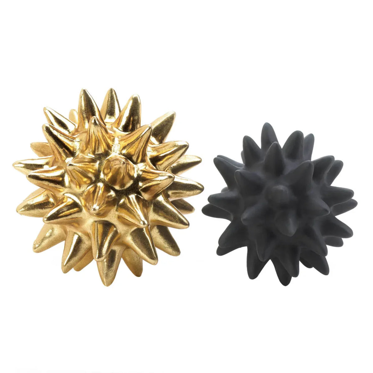 Storico Gold And Black Spike Sculptures Nikki Chu