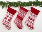 Fennco Styles Holiday Christmas Knit Sweater Hanging Stocking - Sold per 1