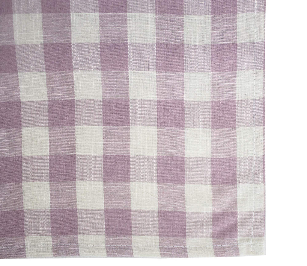 Fennco Styles Classic Gingham Checkered Tablecloth - Check Pattern Table Cover for Everyday Use, Country Theme Party, Banquets and Home Décor