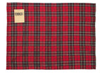 Fennco Styles Holiday Tartan Plaid Dazzle Christmas Decorative Table Runner - Red Table Cover for Winter Holidays, Home Decor, Family Gatherings