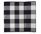 Fennco Styles Rustic Collection Buffalo Check with Rolled Hem Edge Table Runner