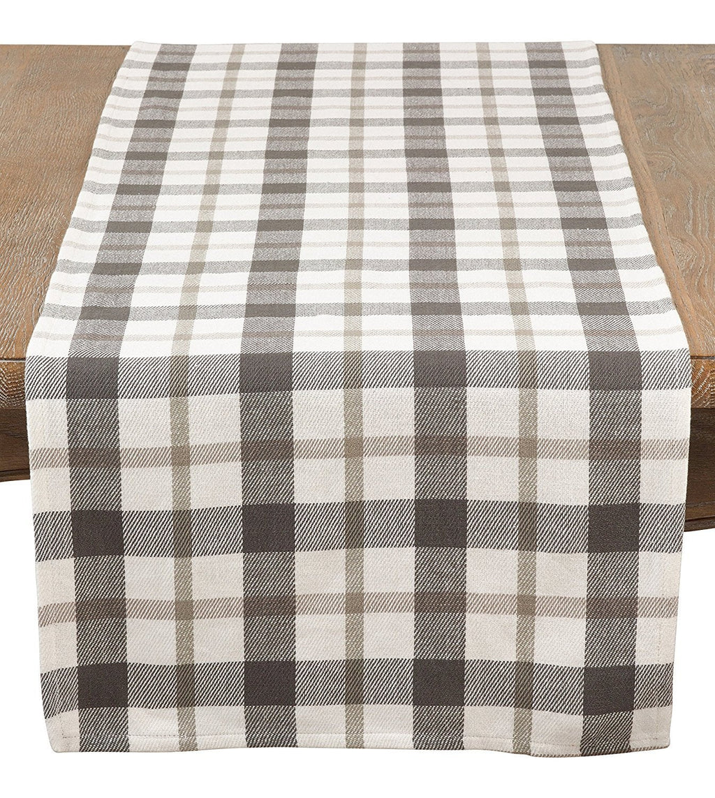 Fennco Styles Classic Plaid Design Tabletop Collection