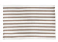 Fennco Styles Woven Classic Striped Area Rug 24" W x 51" L - Navy Blue Cotton Blend Carpet Indoor Outdoor Floor Mat for Living Room, Entryway, Bedroom and Floor Décor