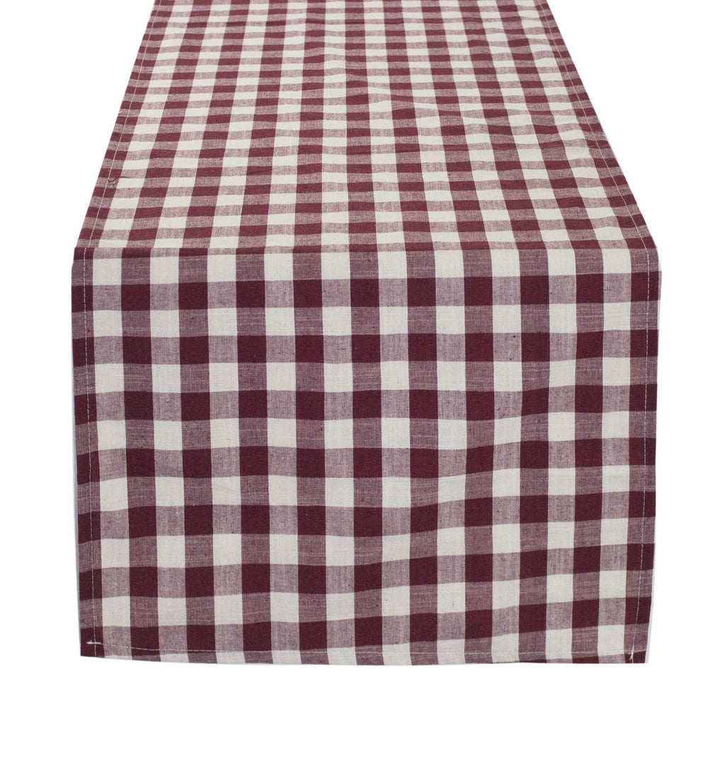 Fennco Styles Classic Gingham Checkered Tablecloth - Check Pattern Table Cover for Everyday Use, Country Theme Party, Banquets and Home Décor