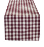 Fennco Styles Classic Gingham Checkered Tablecloth - Check Pattern Table Cover for Everyday Use, Country Theme Party, Banquets and Home Décor