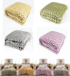 Fennco Styles Braided Design Plush Extra Warm and Soft Throw Blanket 59" W x 79" L - Grey Woven Flannel Fleece Large Blanket for Couch, Bedroom, Living Room Décor