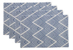 Fennco Styles Contemporary Chevron Tassel Cotton Blend 14 x 71 Inch Table Runner – Woven Table Runner for Indoor Party, Family Gathering, Beach House and Home Décor