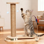 Interactive Cat Toy Set, Durable Vertical Scratcher, Scratching Post & Rolling Ball Design, Perfect for Playful Cats, Enhances Mental Stimulation