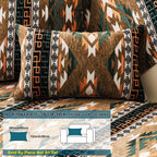 Boho Winter Couch Cover - Chic Snow Chenille Pet Protector