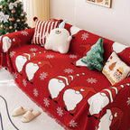 Protective Christmas Chenille Couch Cover, 2 Styles