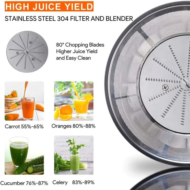 800W Multifunctional Centrifugal Juicer with Residue & Juice Separation  Ninja Chef