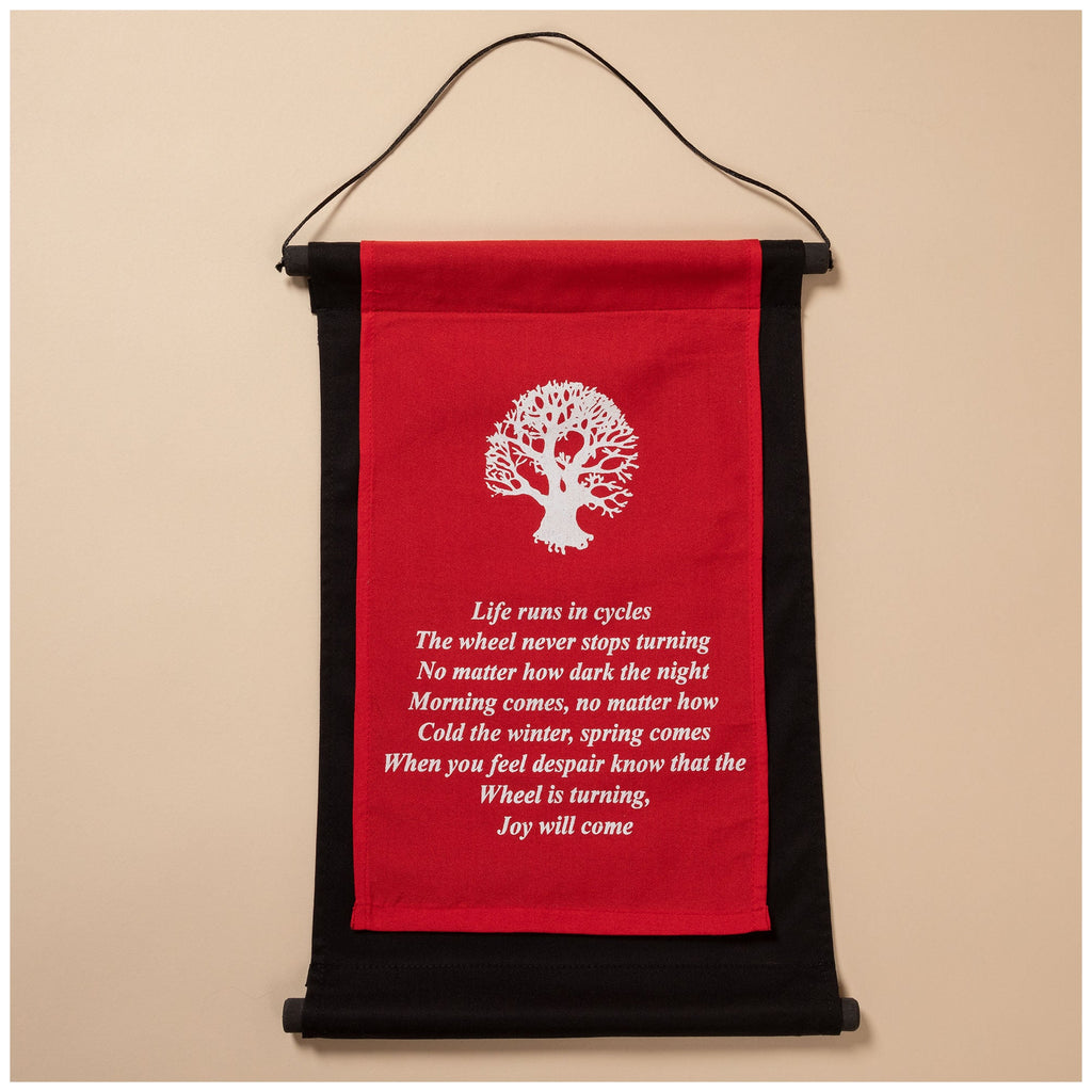 Inspirational Words Scroll Banner, Indoor/Outdoor use