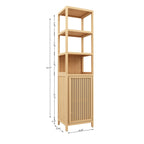 Storage Cabinet, Tall Tower, Multifunctional For Bathroom Entry Bedroom Laundry