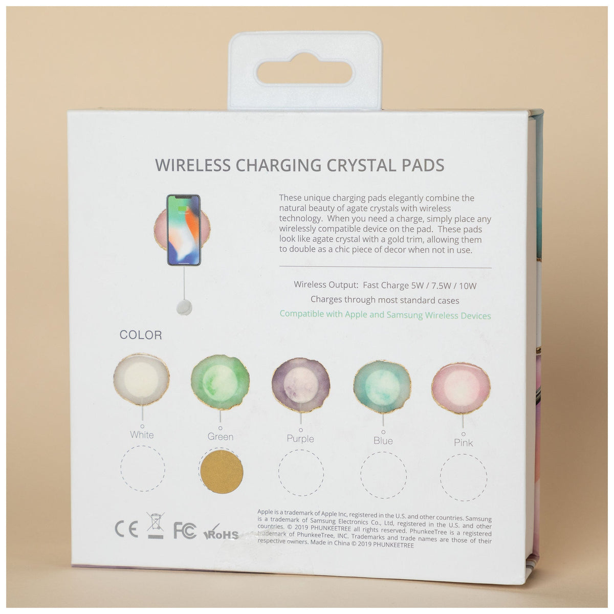 Agate Crystal Wireless Charging Pad