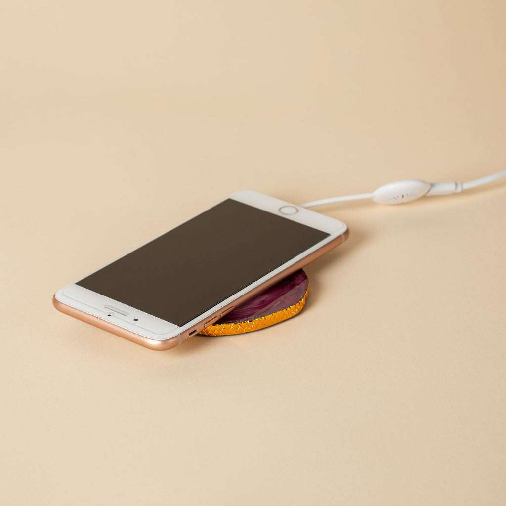Agate Crystal Wireless Charging Pad