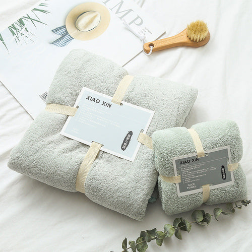 Absorbent Bath Towel Set For Mother And Child