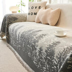 Sofa Cover Contemporary Forest Autumn & Holidays, Waterproof Pet Protection