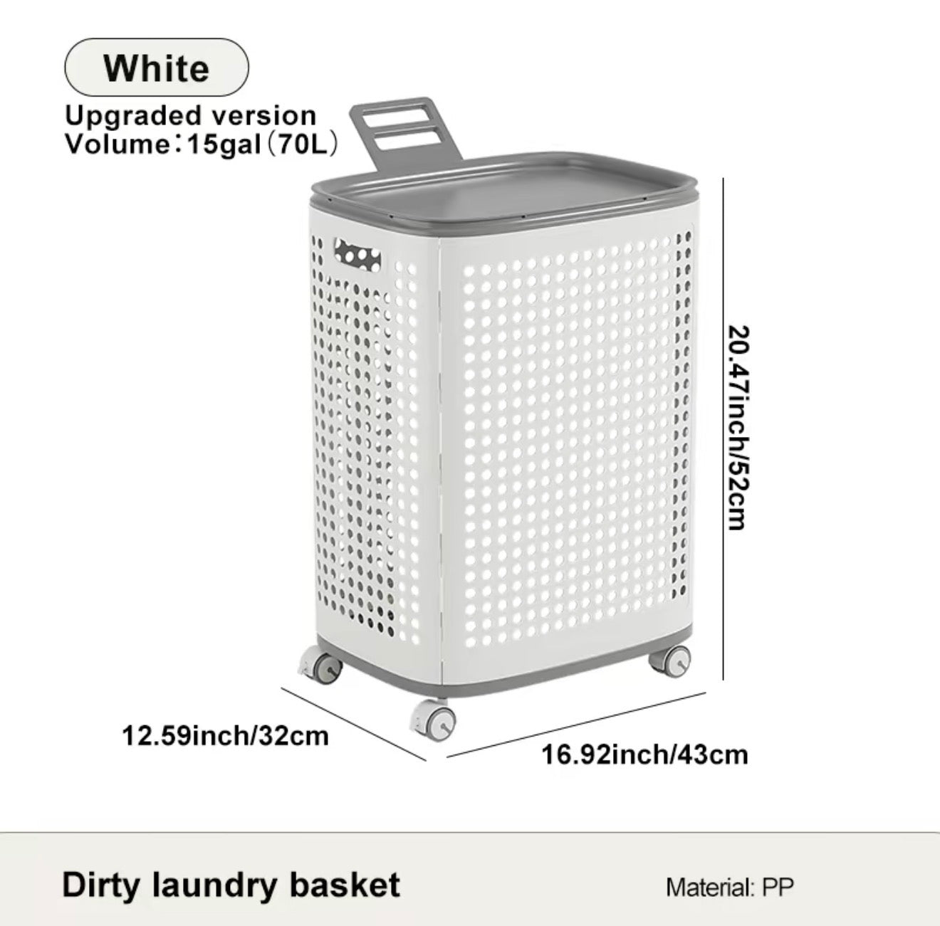 RollEase Laundry Hamper - Various sizes