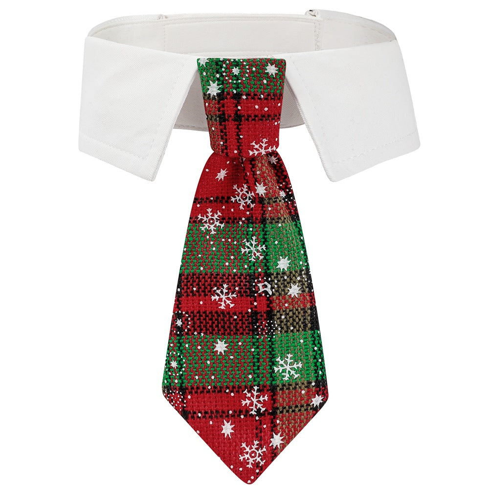 British Style Christmas Dog Tie