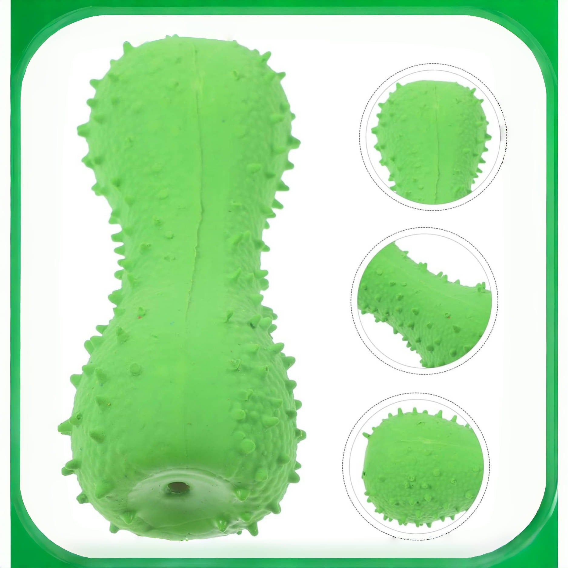 Pet Latex Barbed Bone Toys, Tooth Cleaning