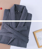 Double Waffle Extra-Thick Cotton Unisex Robe