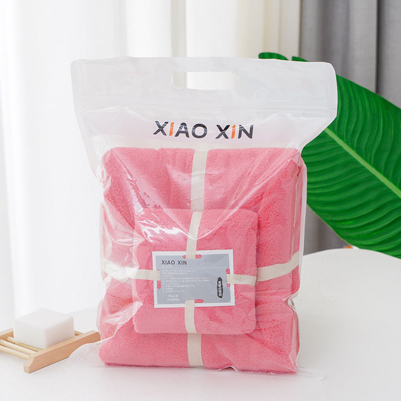 Absorbent Bath Towel Set For Mother And Child