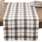 Fennco Styles Classic Plaid Design Tabletop Collection