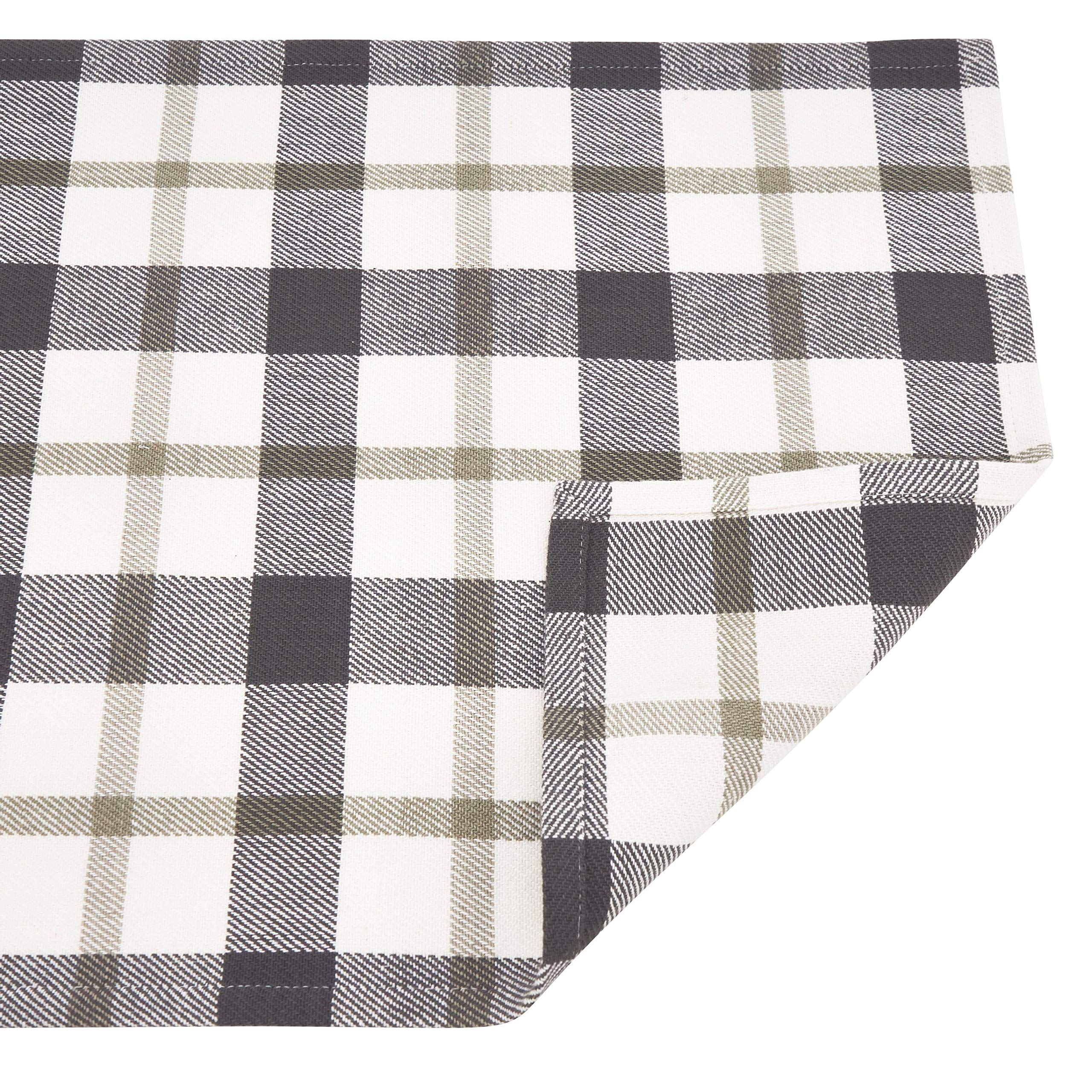 Fennco Styles Classic Plaid Design Tabletop Collection