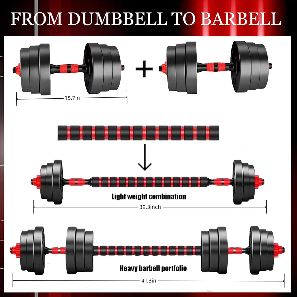 44bls Adjustable Dumbbell Set For Home Gym
