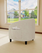 Boucle Barrel Chair