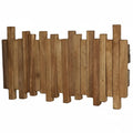 Acacia wood coat rack towel rack robe hanger apron hanger Wall Mounted with Flip Down Hooks, Entryway Bathroom Pantry