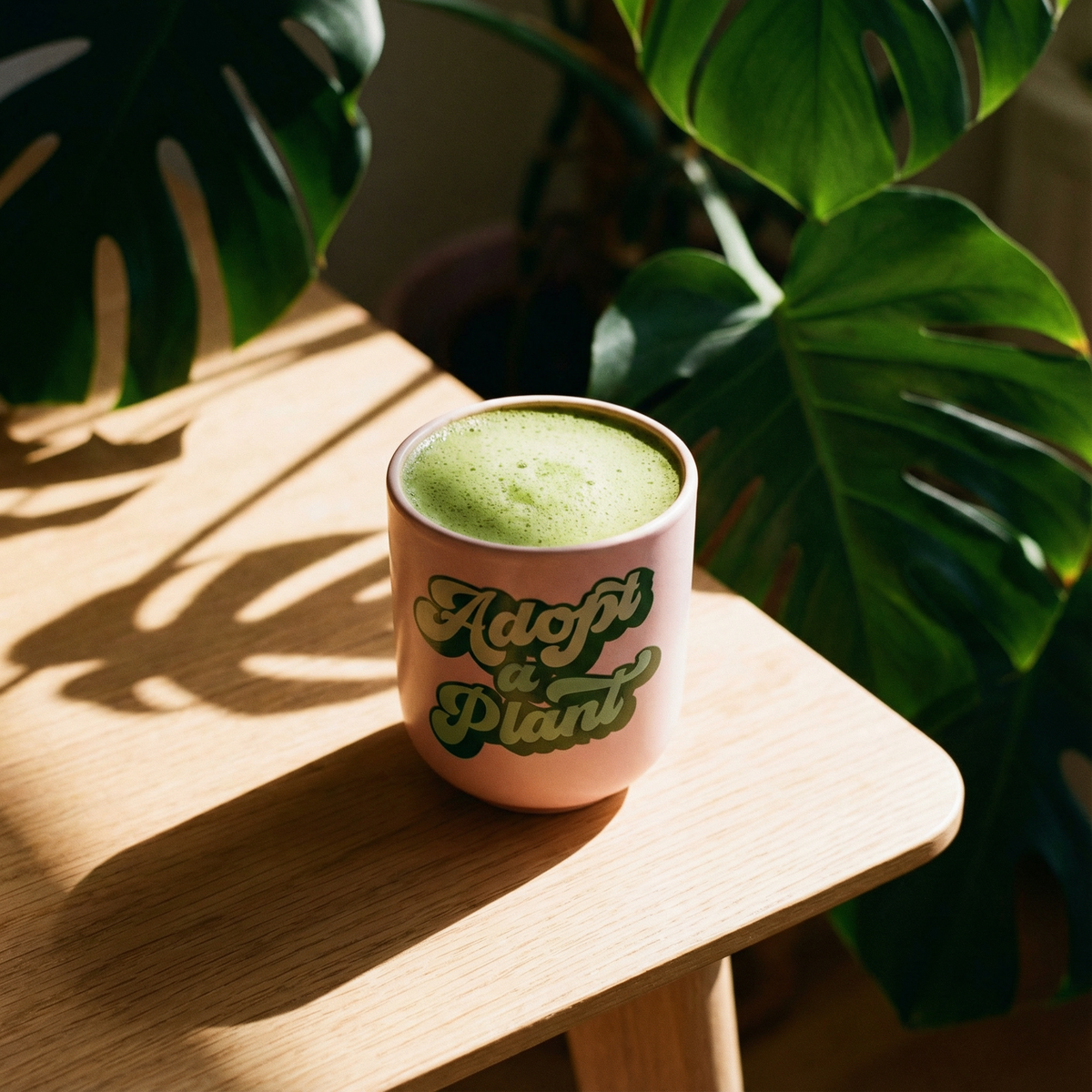 Adopt a Plant Ceramic To Go Mug Silicone Lid and Sleeve