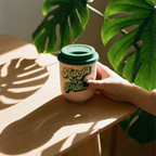 Adopt a Plant Ceramic To Go Mug Silicone Lid and Sleeve