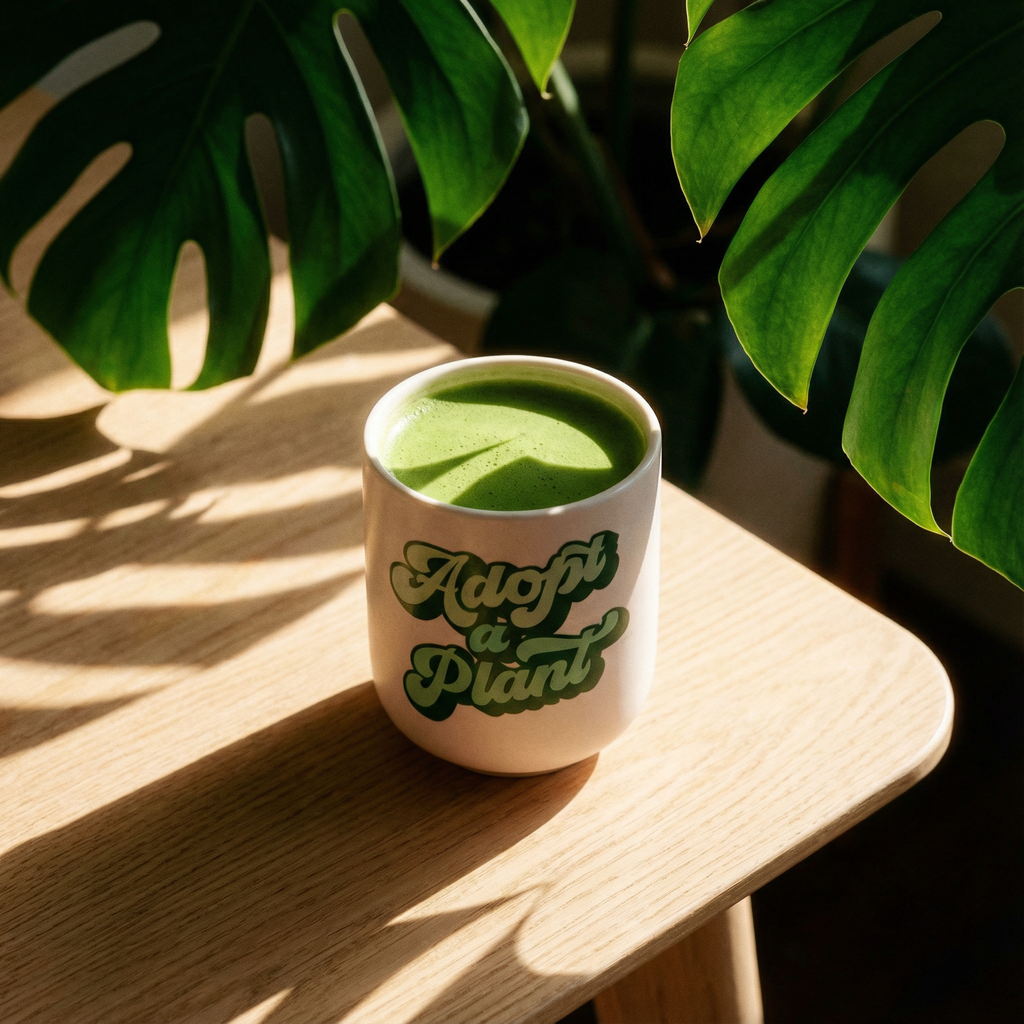 Adopt a Plant Ceramic To Go Mug Silicone Lid and Sleeve