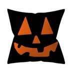 Retro Halloween Throw Pillow Cover