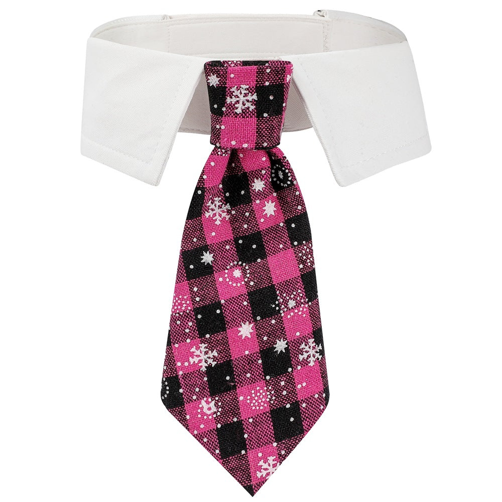 British Style Christmas Dog Tie