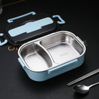 Bento Lunch Box – Includes Thermos Bag, Spoon &  Chopsticks
