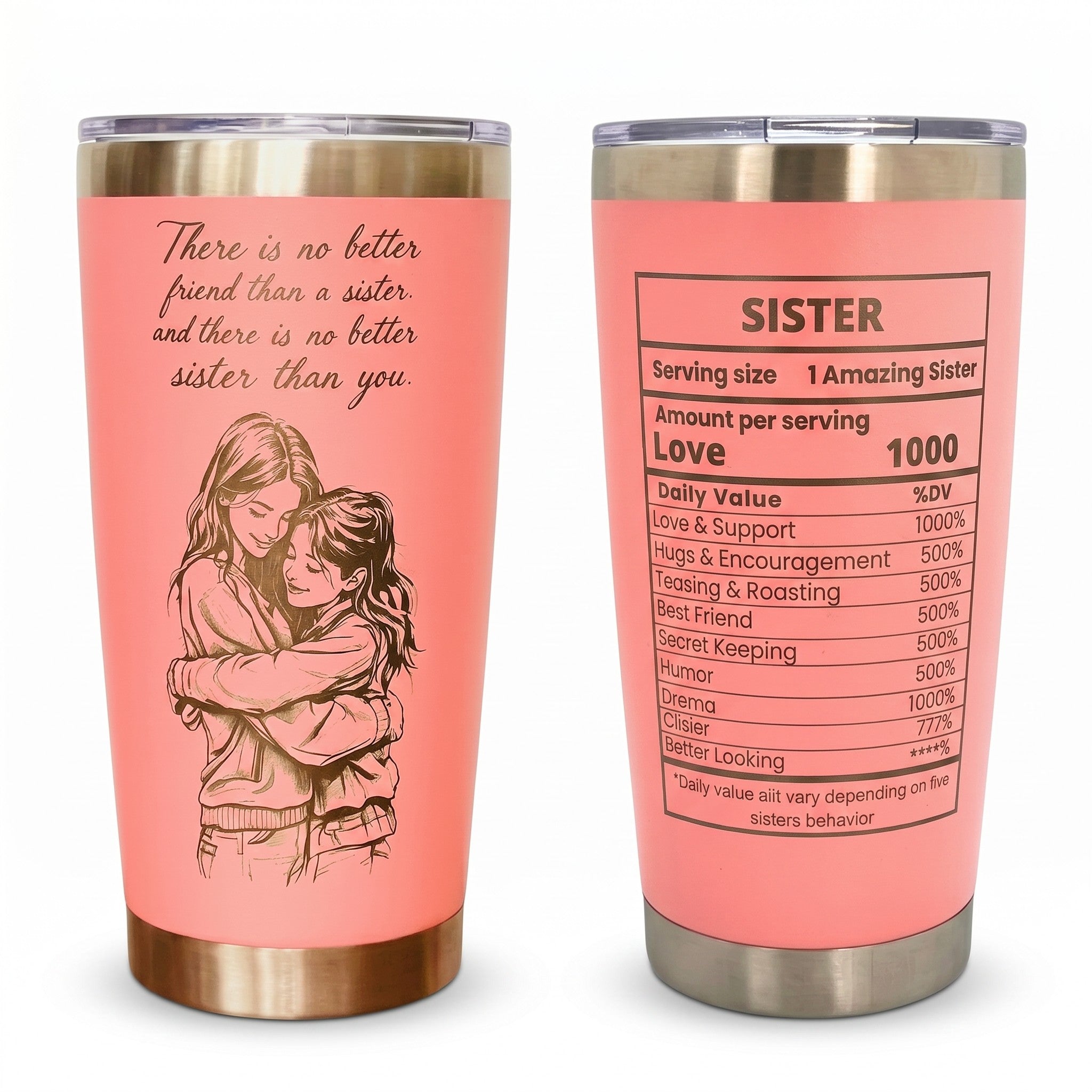Chic Sister 20oz Insulated Stainless Steel Tumbler