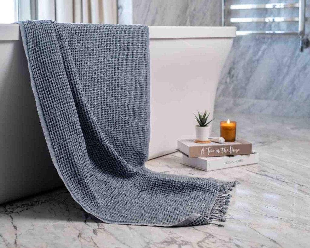 Waffle Turkish Cotton Towel or Towel Set