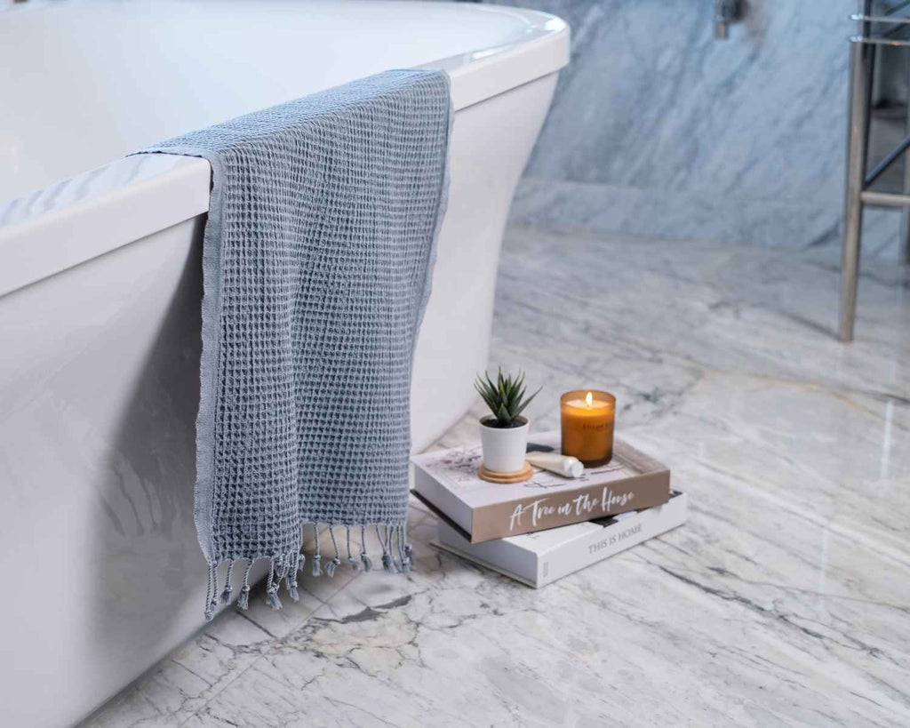 Waffle Turkish Cotton Towel or Towel Set