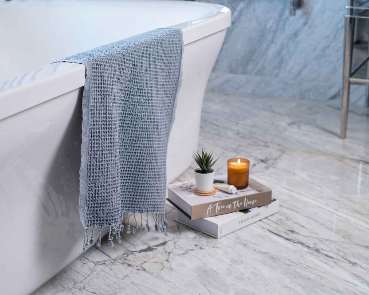 Waffle Turkish Cotton Towel or Towel Set
