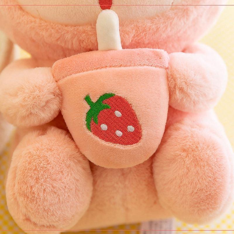 Boba Piggy Animal Plushie Gift for Girls & Boys