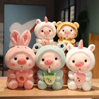 Boba Piggy Animal Plushie Gift for Girls & Boys